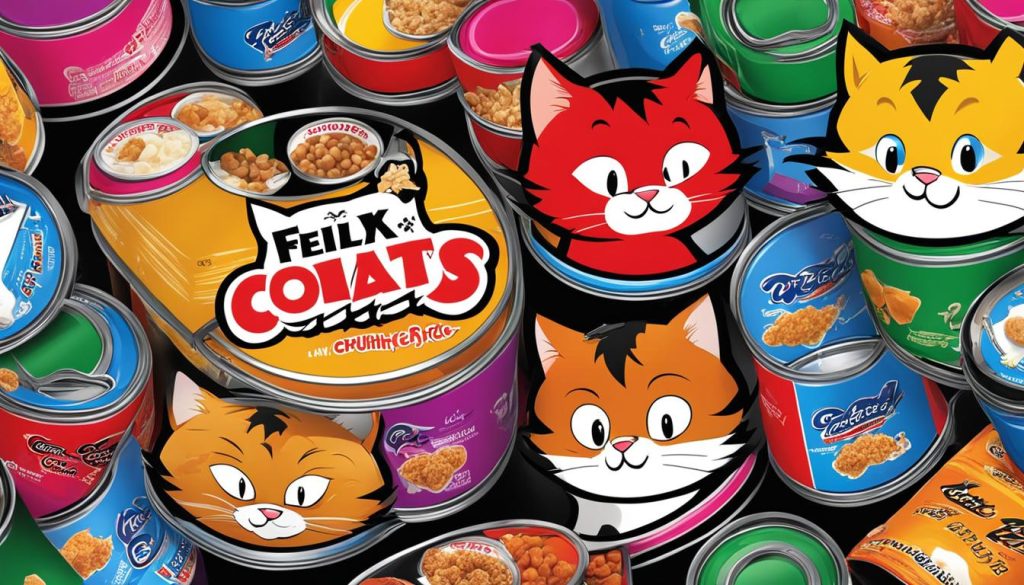 Felix wet and dry cat food flavors