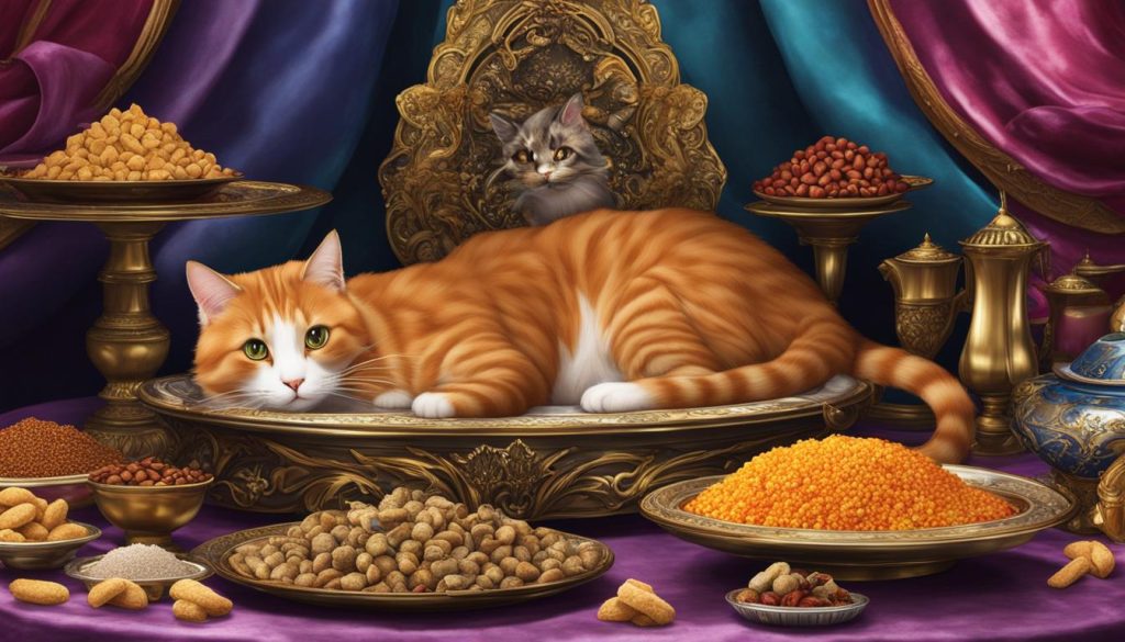 Luxury cat food