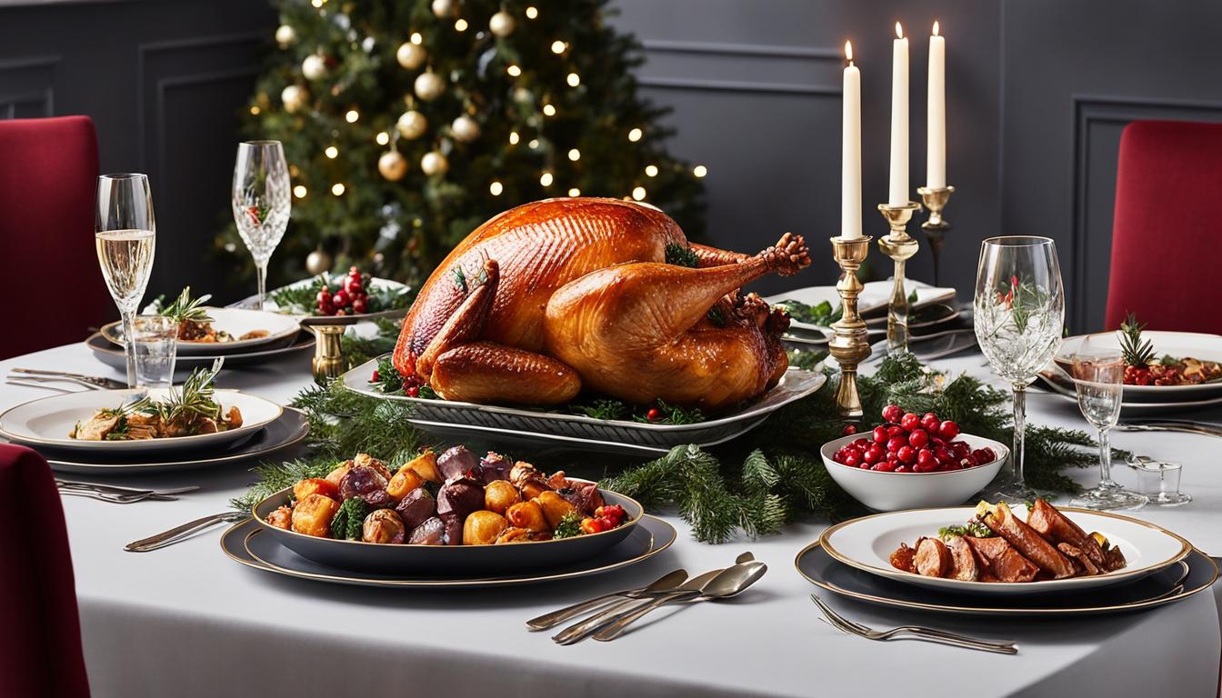 m and s christmas food